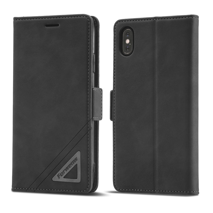Estuche para teléfono de cuero con hebilla de doble cara Forwenw