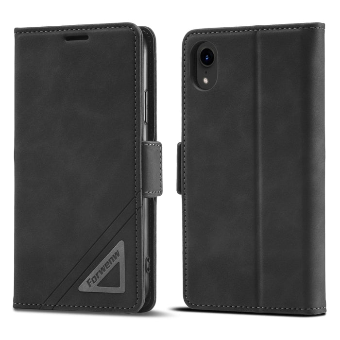 Estuche para teléfono de cuero con hebilla de doble cara Forwenw