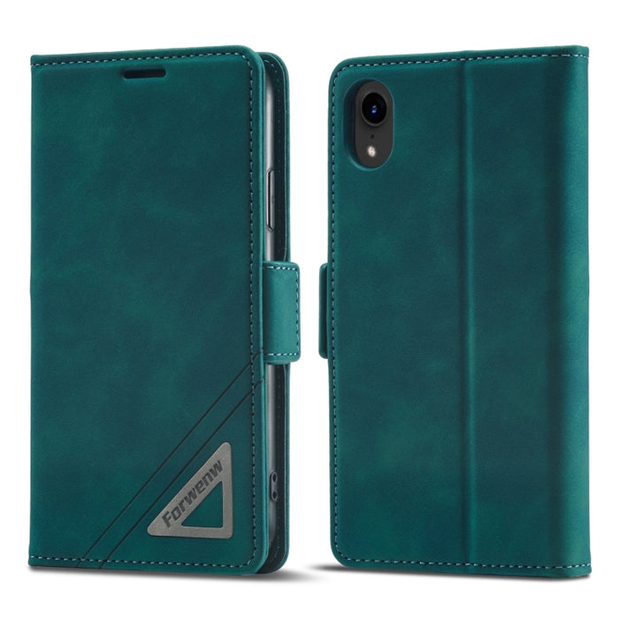 Estuche para teléfono de cuero con hebilla de doble cara Forwenw