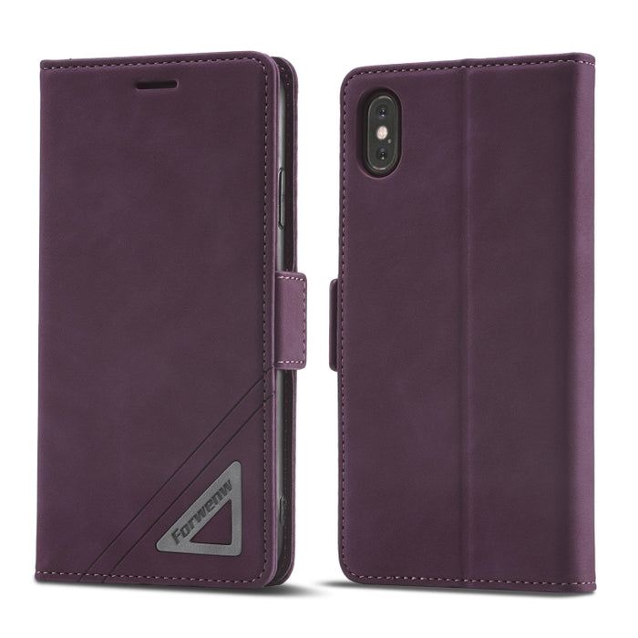 Estuche para teléfono de cuero con hebilla de doble cara Forwenw