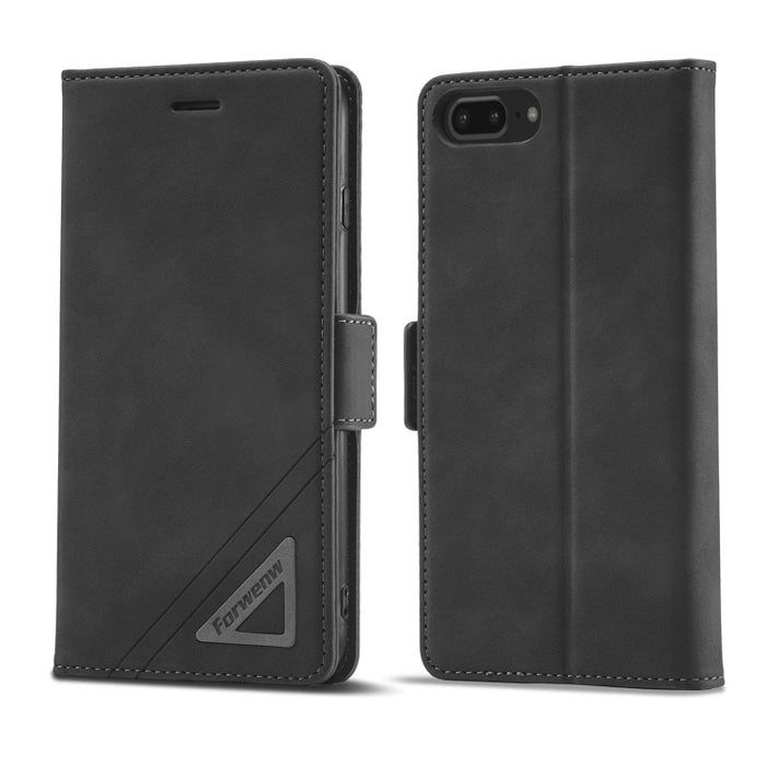 Estuche para teléfono de cuero con hebilla de doble cara Forwenw