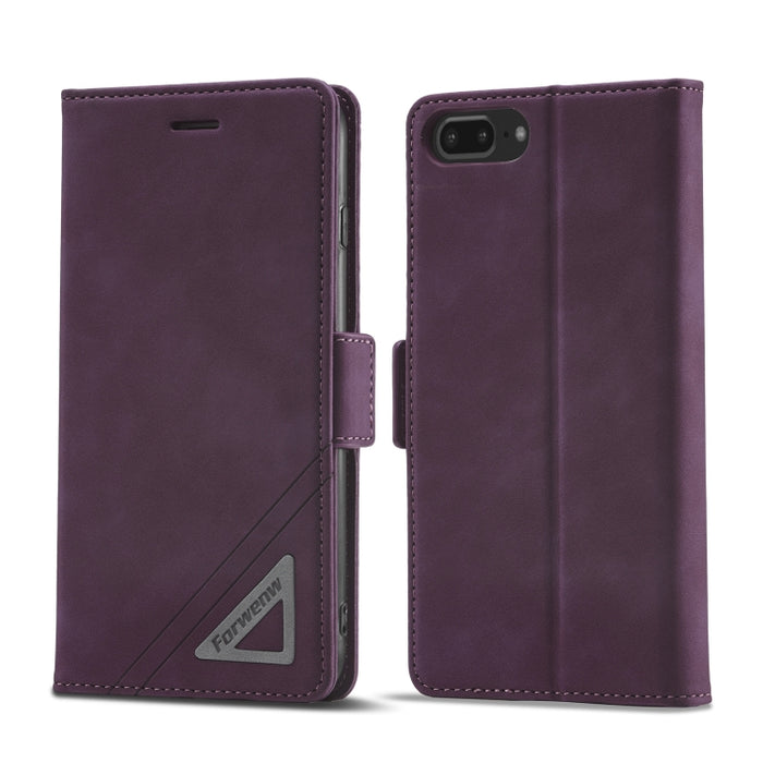 Estuche para teléfono de cuero con hebilla de doble cara Forwenw