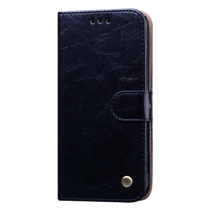 Estuche de cuero con tapa horizontal con textura de cera de aceite de estilo comercial, con soporte y ranuras para tarjetas y billetera, For Samsung Galaxy A01, For Samsung Galaxy A51, For Samsung Galaxy A71, For Samsung Galaxy A81 / Note 10 Lite      ...