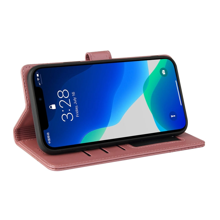 GQUTROBE Skin Feel Estuche magnético de cuero para teléfono