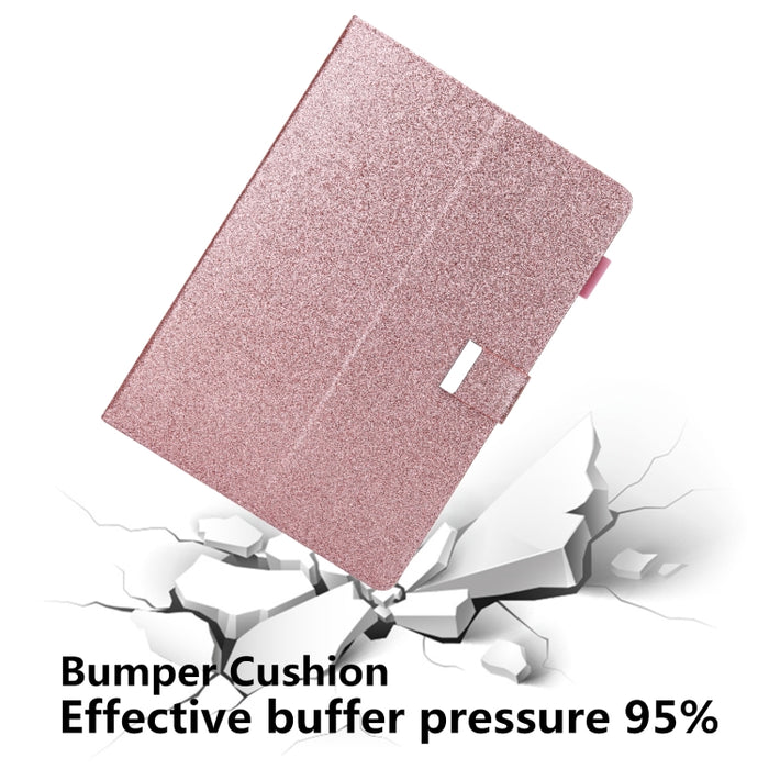 Para iPad Pro 11 (2020) y (2018) Pequeño botón de metal Atracción magnética Tablet PC Estuche protector de cuero con soporte deformable y manija y ranuras para tarjetas y ranura para bolígrafo y función de suspensión / activación