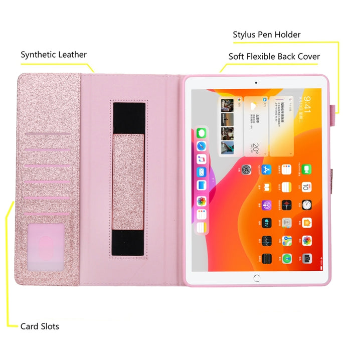 Para iPad Pro 11 (2020) y (2018) Pequeño botón de metal Atracción magnética Tablet PC Estuche protector de cuero con soporte deformable y manija y ranuras para tarjetas y ranura para bolígrafo y función de suspensión / activación