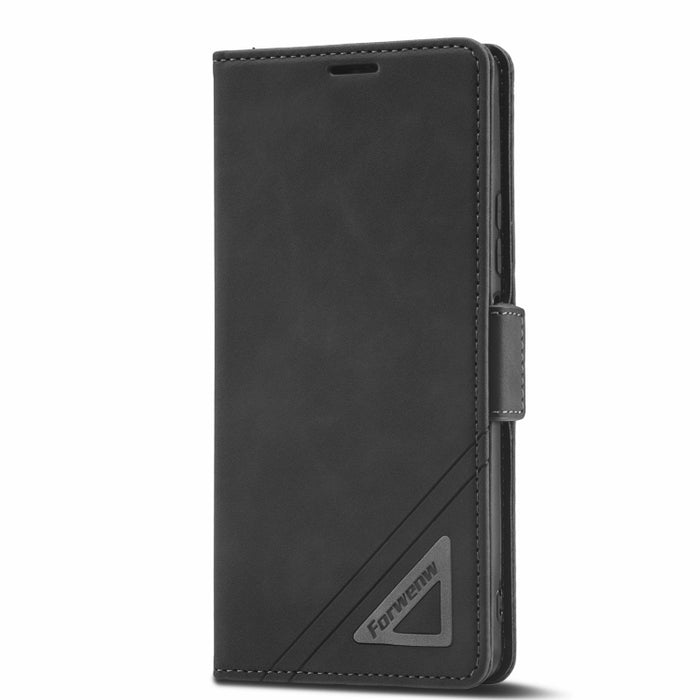 Estuche para teléfono de cuero con hebilla de doble cara Forwenw, For Xiaomi Redmi Note 10 Pro / Note 10 Pro Max, For Xiaomi Poco X4 Pro 5G, For Xiaomi Poco M4 Pro 4G, For Xiaomi Poco X3 Pro / X3 / X3 NFC, For Xiaomi Mi 11 Lite