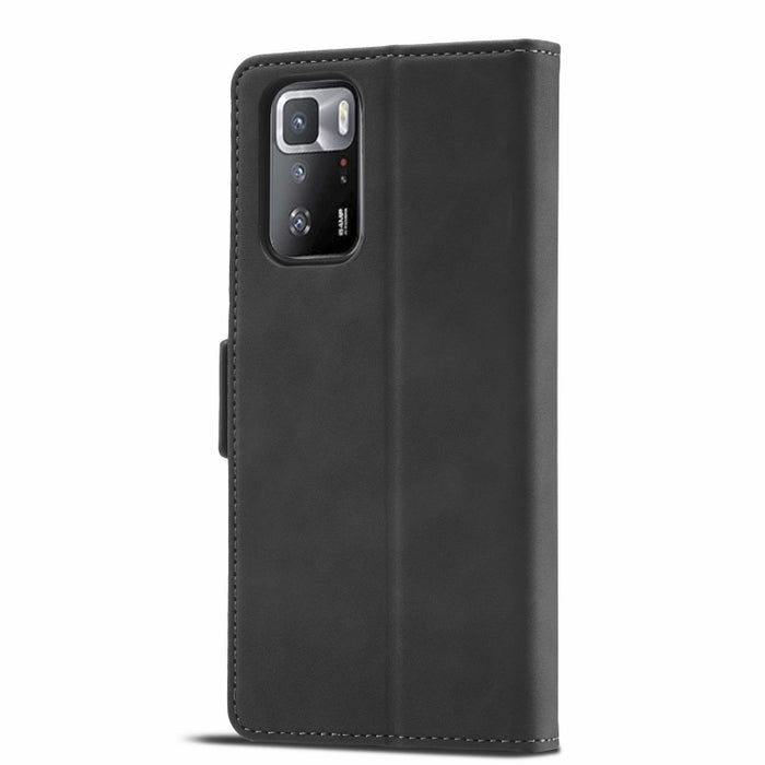 Estuche para teléfono de cuero con hebilla de doble cara Forwenw, For Xiaomi Redmi Note 10 Pro / Note 10 Pro Max, For Xiaomi Poco X4 Pro 5G, For Xiaomi Poco M4 Pro 4G, For Xiaomi Poco X3 Pro / X3 / X3 NFC, For Xiaomi Mi 11 Lite