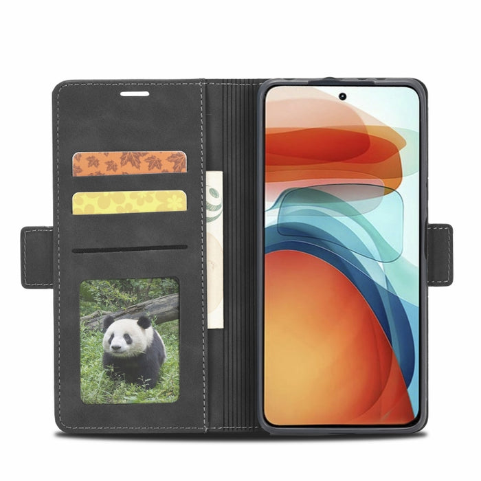 Estuche para teléfono de cuero con hebilla de doble cara Forwenw, For Xiaomi Redmi Note 10 Pro / Note 10 Pro Max, For Xiaomi Poco X4 Pro 5G, For Xiaomi Poco M4 Pro 4G, For Xiaomi Poco X3 Pro / X3 / X3 NFC, For Xiaomi Mi 11 Lite