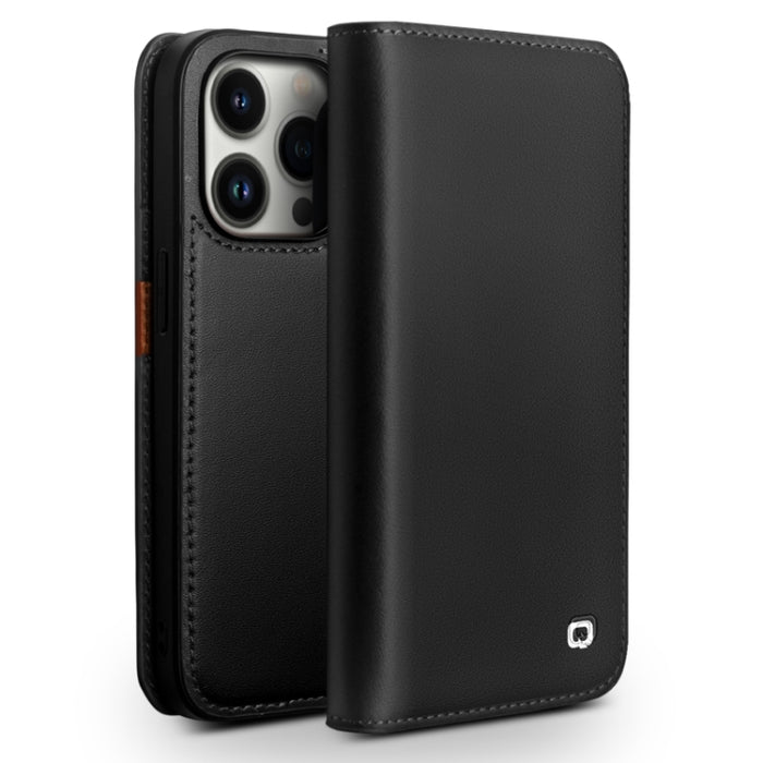 Estuche para teléfono de PU con tapa horizontal comercial QIALINO