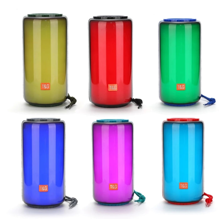 T&G TG639 10W Luz LED portátil TWS Altavoz inalámbrico Bluetooth