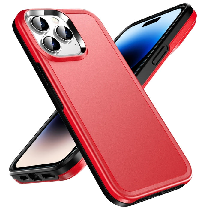 Estuche para teléfono con doble armadura de color sólido