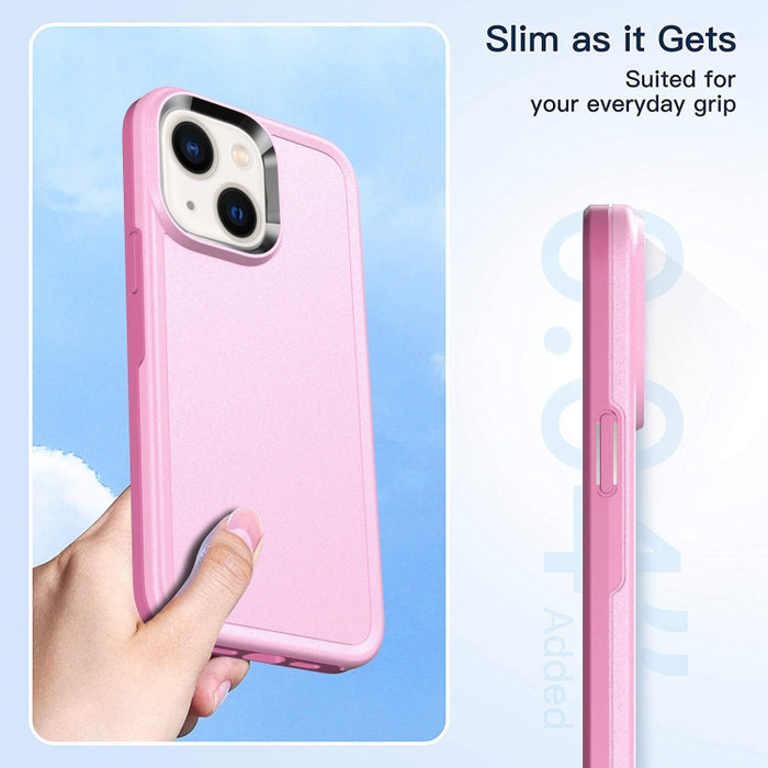 Estuche para teléfono con doble armadura de color sólido