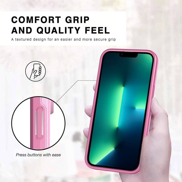 Estuche para teléfono con doble armadura de color sólido