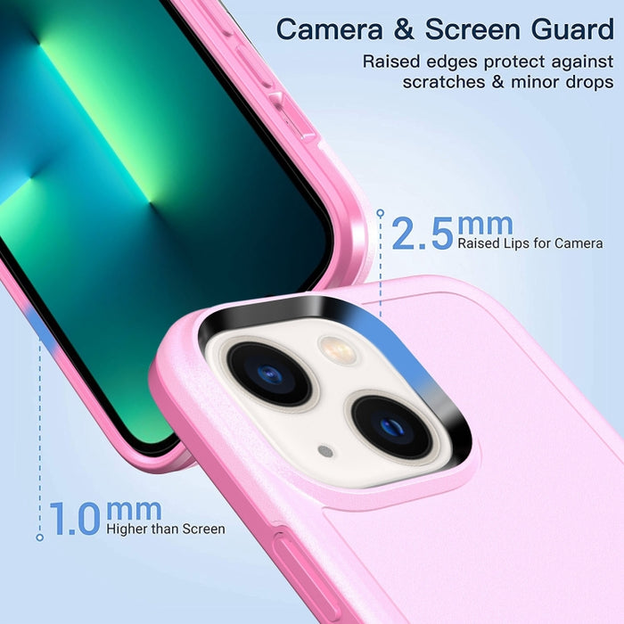 Estuche para teléfono con doble armadura de color sólido