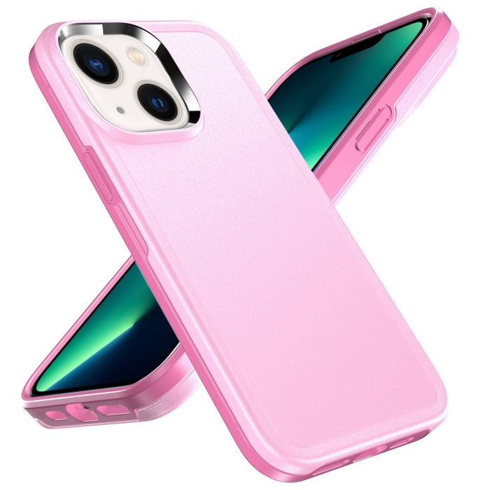 Estuche para teléfono con doble armadura de color sólido