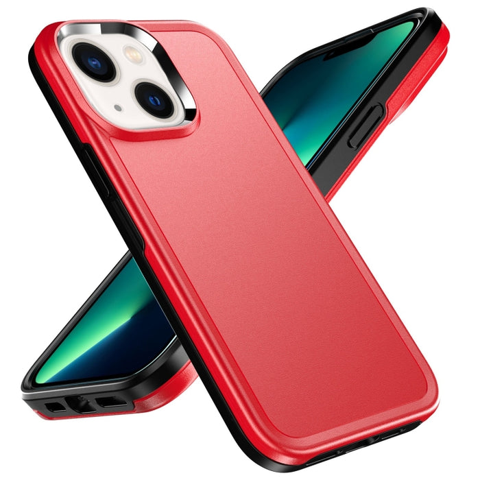 Estuche para teléfono con doble armadura de color sólido