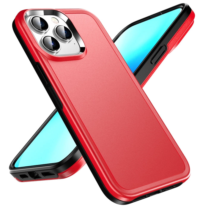 Estuche para teléfono con doble armadura de color sólido