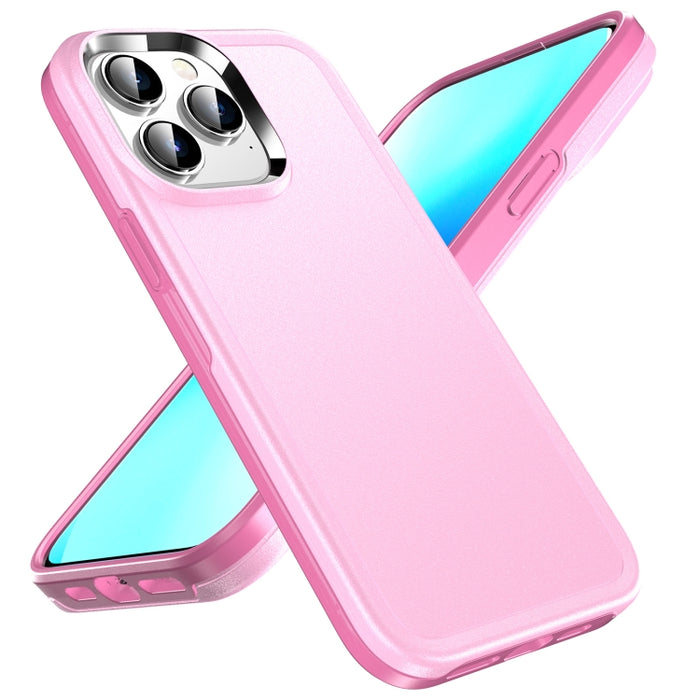 Estuche para teléfono con doble armadura de color sólido