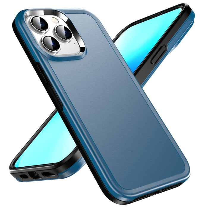 Estuche para teléfono con doble armadura de color sólido