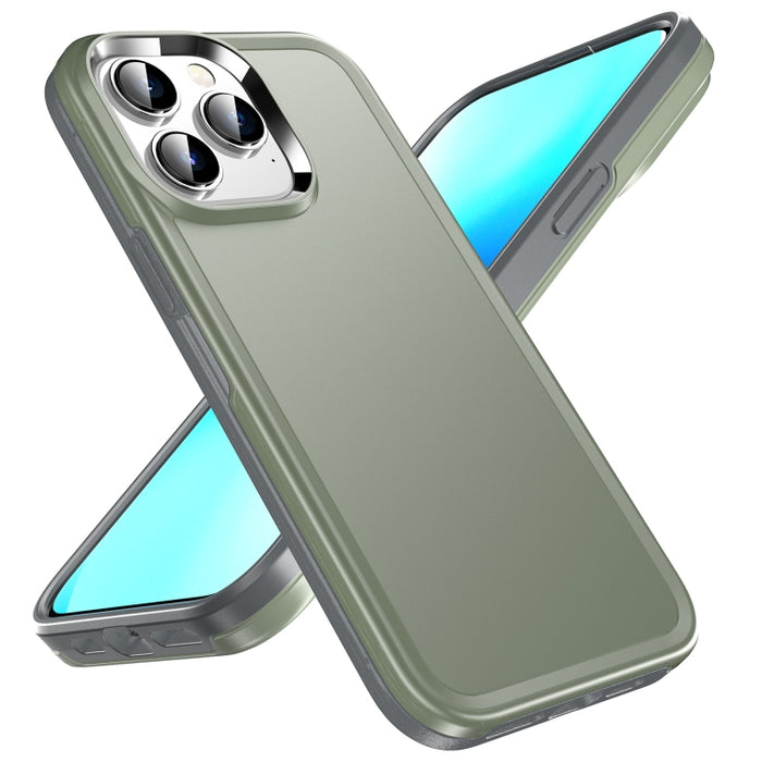 Estuche para teléfono con doble armadura de color sólido