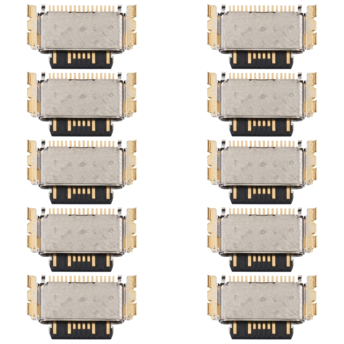 Conector de puerto de carga de 10 piezas, For Huawei Nova 7 5G/Honor 30, For Huawei Nova 8 Pro 5G/Honor V40 5G, For Xiaomi Pad 5/Pad 5 Pro/Redmi Note 11E Pro, For Xiaomi Redmi 10C/Redmi 10 India/Redmi Note 11E/Redmi Note 11S                            ...