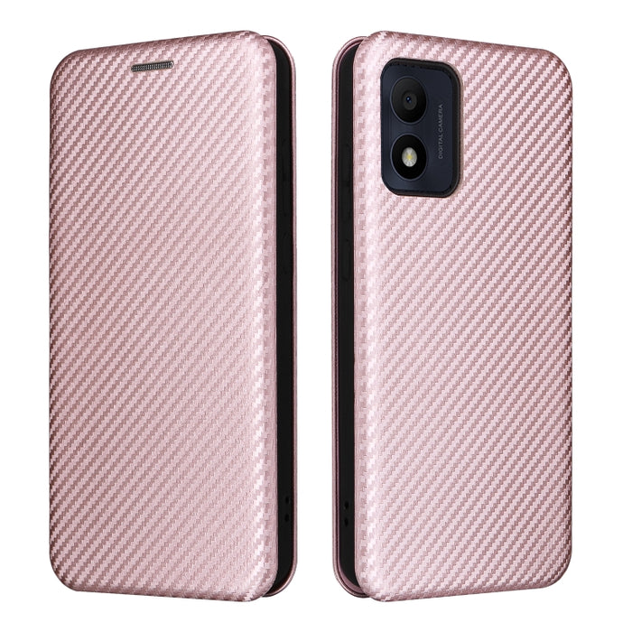 Funda de cuero con textura de fibra de carbono para teléfono, For Alcatel 1B 2022, For Asus Zenfone 9, For Motorola Moto G32, For Samsung Galaxy Z Fold4, For Xiaomi Redmi K50 Ultra, For OnePlus 10T 5G