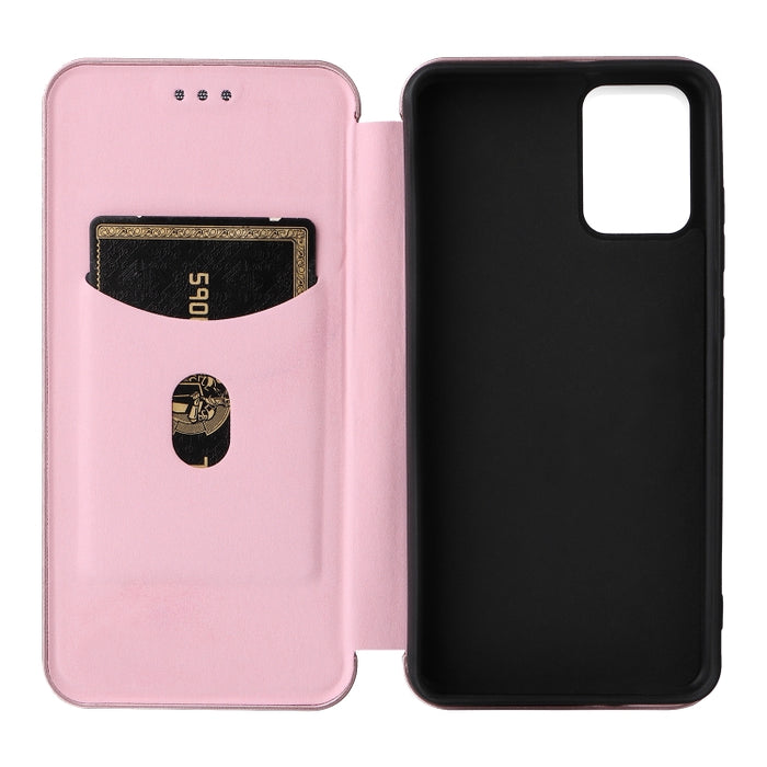 Funda de cuero con textura de fibra de carbono para teléfono, For Alcatel 1B 2022, For Asus Zenfone 9, For Motorola Moto G32, For Samsung Galaxy Z Fold4, For Xiaomi Redmi K50 Ultra, For OnePlus 10T 5G