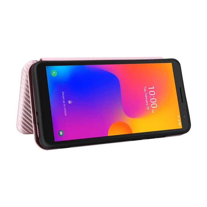 Funda de cuero con textura de fibra de carbono para teléfono, For Alcatel 1B 2022, For Asus Zenfone 9, For Motorola Moto G32, For Samsung Galaxy Z Fold4, For Xiaomi Redmi K50 Ultra, For OnePlus 10T 5G