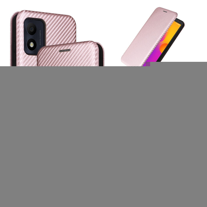 Funda de cuero con textura de fibra de carbono para teléfono, For Alcatel 1B 2022, For Asus Zenfone 9, For Motorola Moto G32, For Samsung Galaxy Z Fold4, For Xiaomi Redmi K50 Ultra, For OnePlus 10T 5G