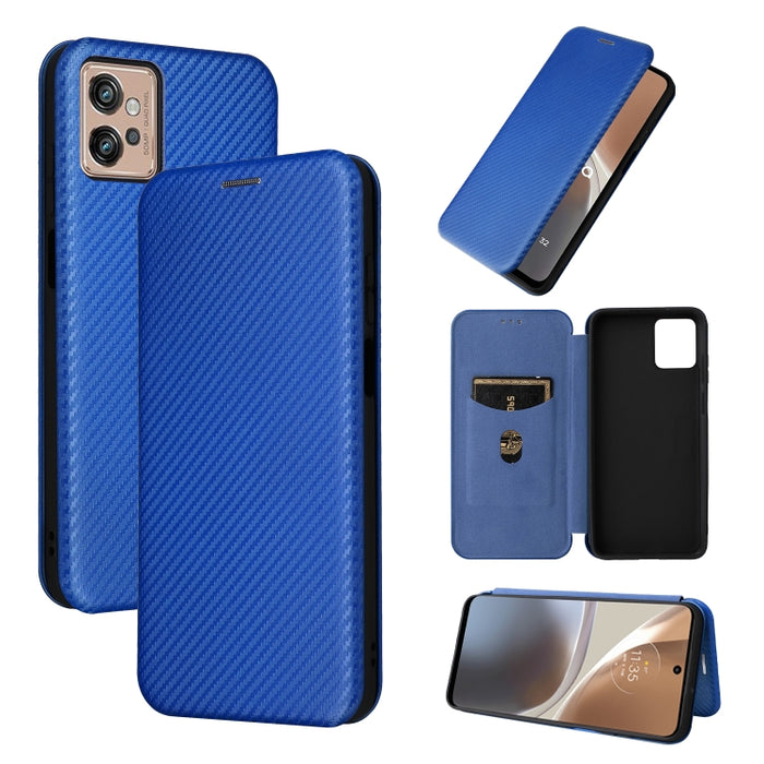 Funda de cuero con textura de fibra de carbono para teléfono, For Alcatel 1B 2022, For Asus Zenfone 9, For Motorola Moto G32, For Samsung Galaxy Z Fold4, For Xiaomi Redmi K50 Ultra, For OnePlus 10T 5G