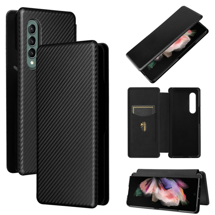 Funda de cuero con textura de fibra de carbono para teléfono, For Alcatel 1B 2022, For Asus Zenfone 9, For Motorola Moto G32, For Samsung Galaxy Z Fold4, For Xiaomi Redmi K50 Ultra, For OnePlus 10T 5G