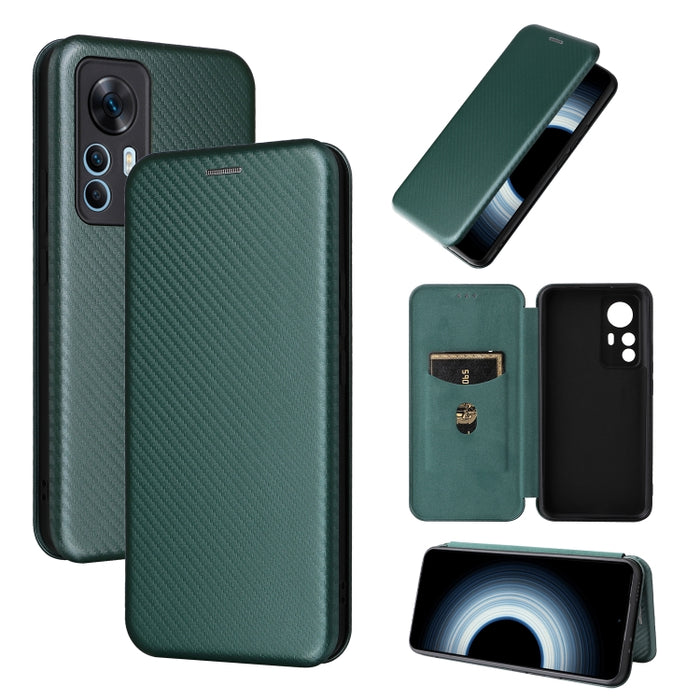 Funda de cuero con textura de fibra de carbono para teléfono, For Alcatel 1B 2022, For Asus Zenfone 9, For Motorola Moto G32, For Samsung Galaxy Z Fold4, For Xiaomi Redmi K50 Ultra, For OnePlus 10T 5G