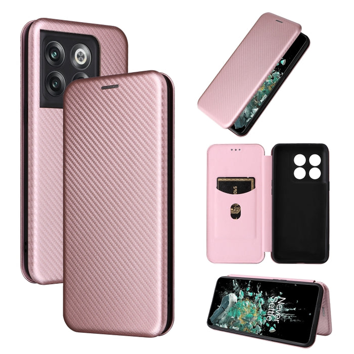 Funda de cuero con textura de fibra de carbono para teléfono, For Alcatel 1B 2022, For Asus Zenfone 9, For Motorola Moto G32, For Samsung Galaxy Z Fold4, For Xiaomi Redmi K50 Ultra, For OnePlus 10T 5G