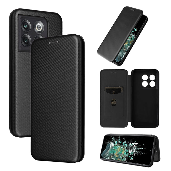 Funda de cuero con textura de fibra de carbono para teléfono, For Alcatel 1B 2022, For Asus Zenfone 9, For Motorola Moto G32, For Samsung Galaxy Z Fold4, For Xiaomi Redmi K50 Ultra, For OnePlus 10T 5G