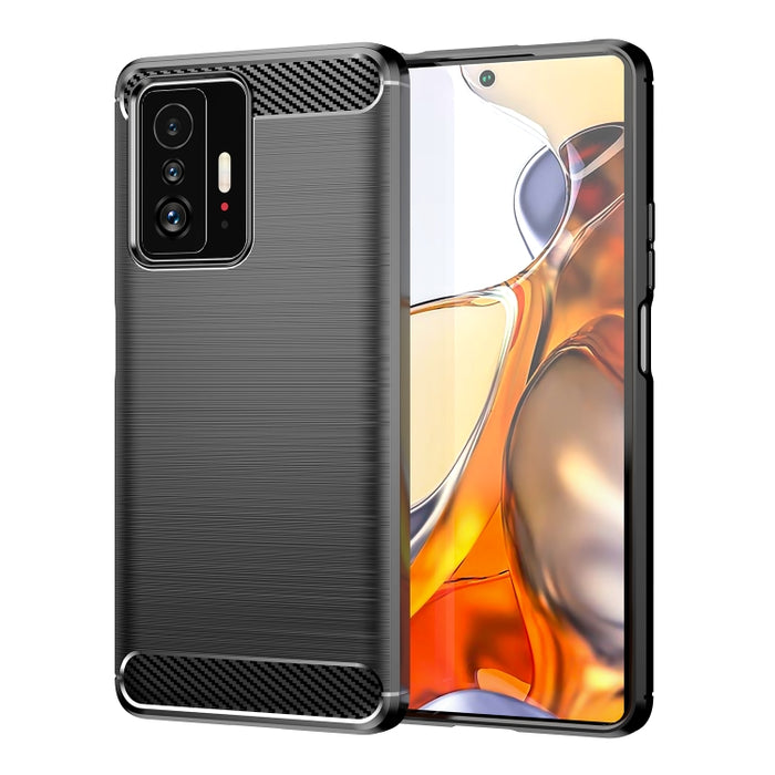 Funda de TPU con textura cepillada de fibra de carbono, For Xiaomi 11T, For Xiaomi 11T Pro, For OPPO A57e, For OPPO A57S