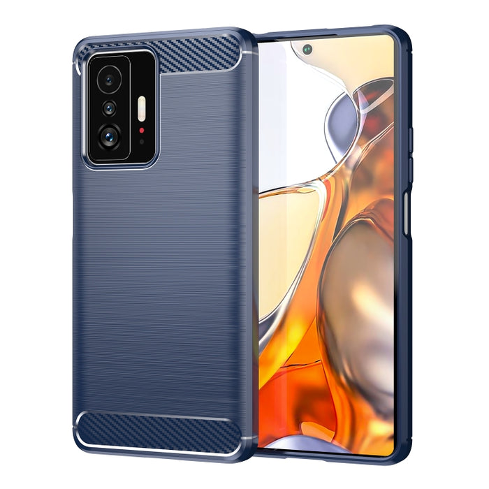 Funda de TPU con textura cepillada de fibra de carbono, For Xiaomi 11T, For Xiaomi 11T Pro, For OPPO A57e, For OPPO A57S