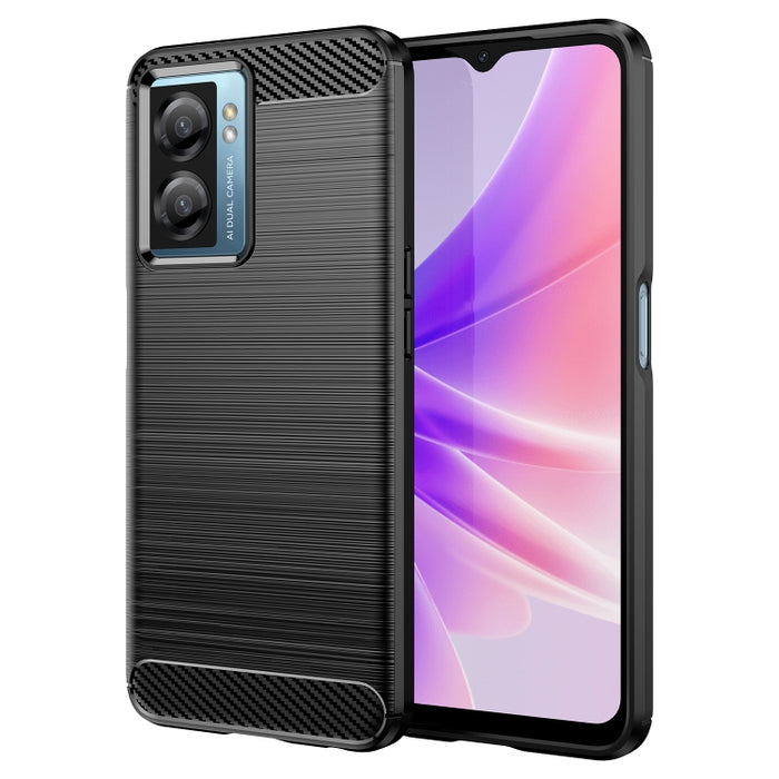 Funda de TPU con textura cepillada de fibra de carbono, For Xiaomi 11T, For Xiaomi 11T Pro, For OPPO A57e, For OPPO A57S