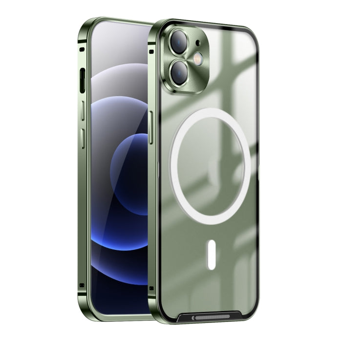 Estuche de teléfono de metal esmerilado con magnético