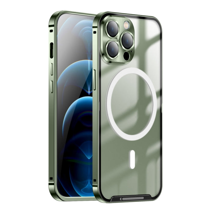 Estuche de teléfono de metal esmerilado con magnético