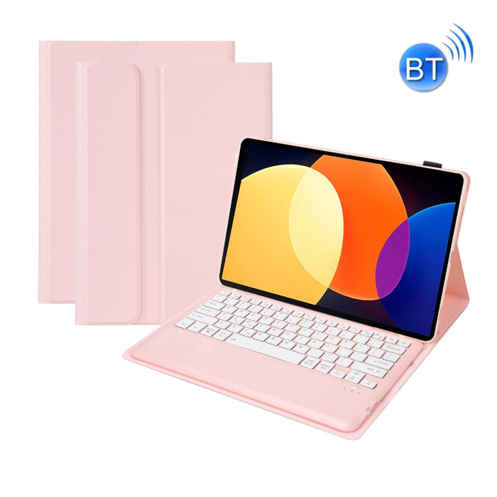 A0N4 Desmontable Ovejas Patrón TPU Bluetooth Teclado Tablet Funda de cuero, For Xiaomi Pad 5 Pro 12.4