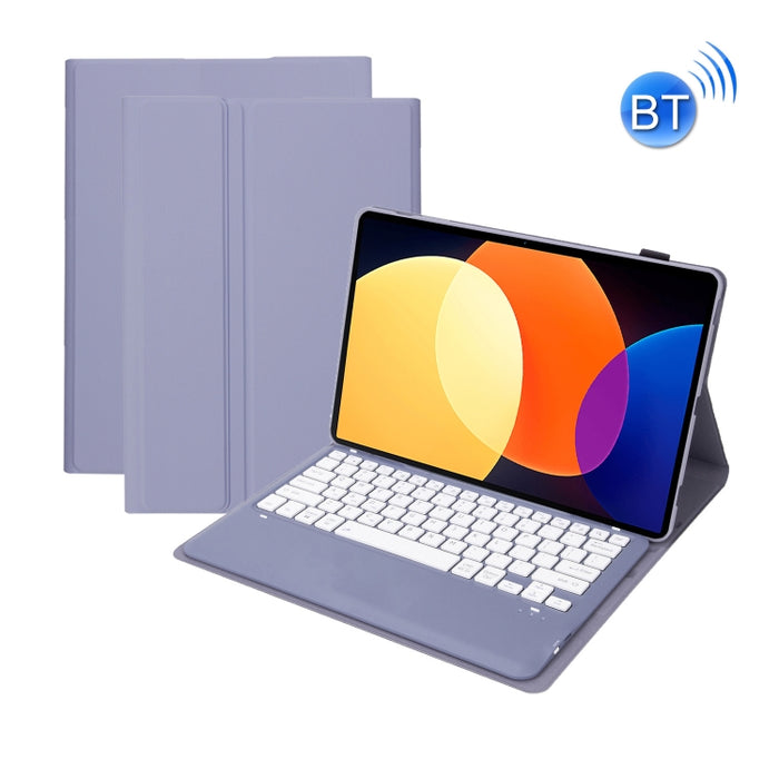 A0N4 Desmontable Ovejas Patrón TPU Bluetooth Teclado Tablet Funda de cuero, For Xiaomi Pad 5 Pro 12.4