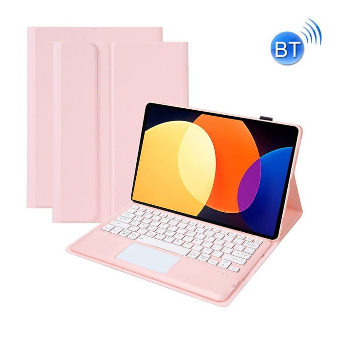 A0N4-A Desmontable Sheep Pattern TPU Bluetooth Keyboard Tablet Funda de cuero con panel táctil, For Xiaomi Pad 5 Pro 12.4