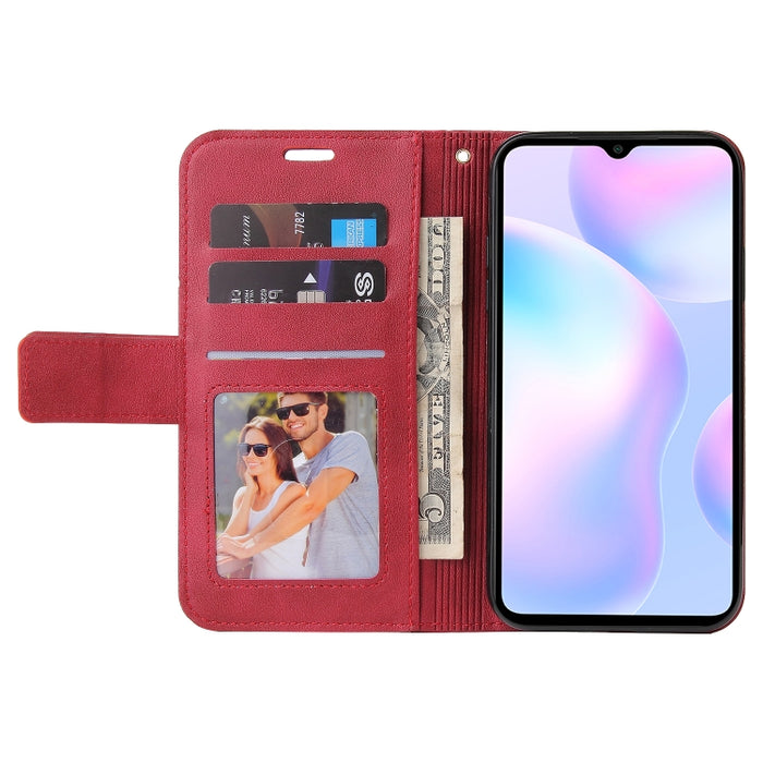GQUTROBE Estuche para teléfono de cuero en ángulo recto, For Xiaomi Redmi 9A, For Xiaomi Redmi 9C, For Xiaomi Redmi 9, For Xiaomi Redmi K20, For Xiaomi Redmi Note 8T, For Xiaomi Redmi Note 8 Pro, For Xiaomi Redmi Note 8, For Xiaomi Redmi 8A            ...