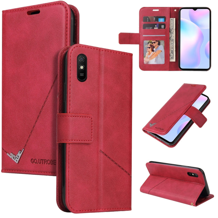 GQUTROBE Estuche para teléfono de cuero en ángulo recto, For Xiaomi Redmi 9A, For Xiaomi Redmi 9C, For Xiaomi Redmi 9, For Xiaomi Redmi K20, For Xiaomi Redmi Note 8T, For Xiaomi Redmi Note 8 Pro, For Xiaomi Redmi Note 8, For Xiaomi Redmi 8A            ...