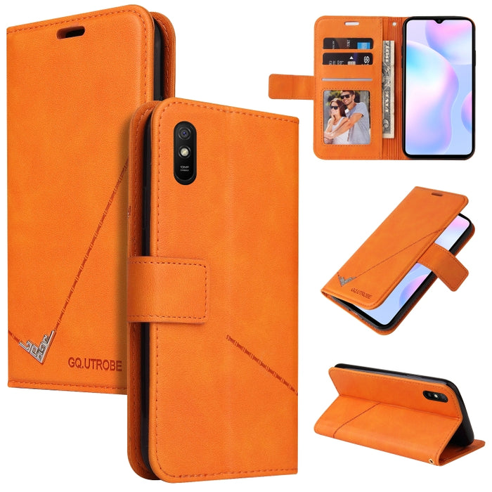 GQUTROBE Estuche para teléfono de cuero en ángulo recto, For Xiaomi Redmi 9A, For Xiaomi Redmi 9C, For Xiaomi Redmi 9, For Xiaomi Redmi K20, For Xiaomi Redmi Note 8T, For Xiaomi Redmi Note 8 Pro, For Xiaomi Redmi Note 8, For Xiaomi Redmi 8A            ...