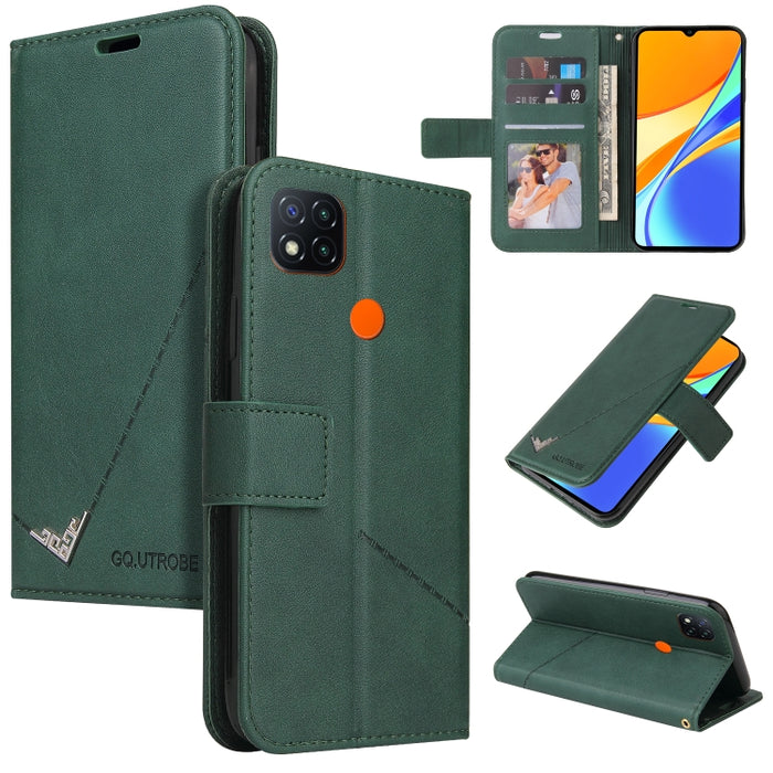 GQUTROBE Estuche para teléfono de cuero en ángulo recto, For Xiaomi Redmi 9A, For Xiaomi Redmi 9C, For Xiaomi Redmi 9, For Xiaomi Redmi K20, For Xiaomi Redmi Note 8T, For Xiaomi Redmi Note 8 Pro, For Xiaomi Redmi Note 8, For Xiaomi Redmi 8A            ...