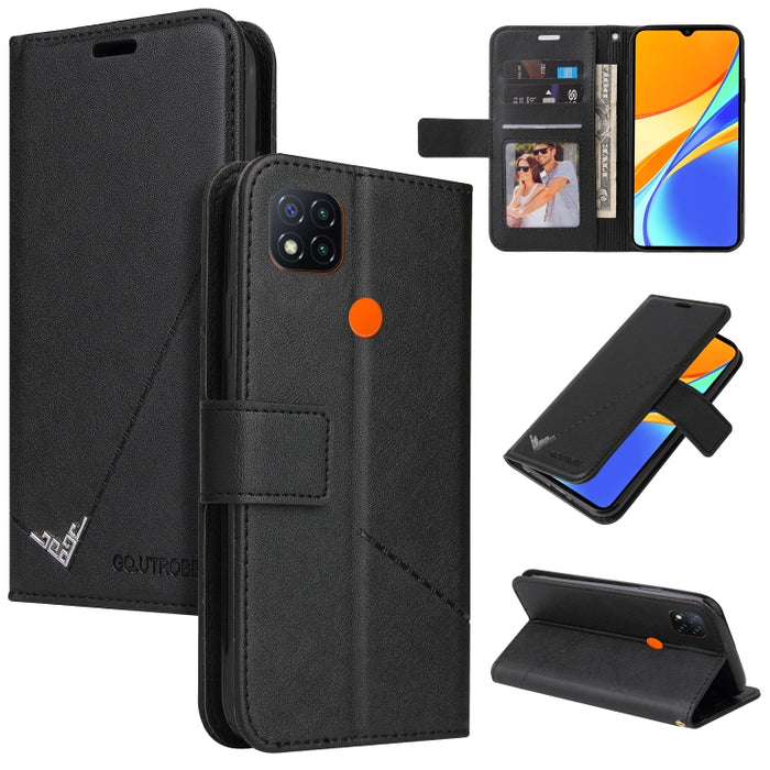 GQUTROBE Estuche para teléfono de cuero en ángulo recto, For Xiaomi Redmi 9A, For Xiaomi Redmi 9C, For Xiaomi Redmi 9, For Xiaomi Redmi K20, For Xiaomi Redmi Note 8T, For Xiaomi Redmi Note 8 Pro, For Xiaomi Redmi Note 8, For Xiaomi Redmi 8A            ...