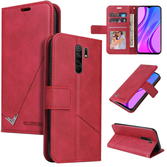 GQUTROBE Estuche para teléfono de cuero en ángulo recto, For Xiaomi Redmi 9A, For Xiaomi Redmi 9C, For Xiaomi Redmi 9, For Xiaomi Redmi K20, For Xiaomi Redmi Note 8T, For Xiaomi Redmi Note 8 Pro, For Xiaomi Redmi Note 8, For Xiaomi Redmi 8A            ...