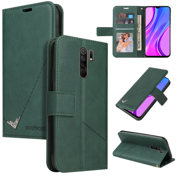 GQUTROBE Estuche para teléfono de cuero en ángulo recto, For Xiaomi Redmi 9A, For Xiaomi Redmi 9C, For Xiaomi Redmi 9, For Xiaomi Redmi K20, For Xiaomi Redmi Note 8T, For Xiaomi Redmi Note 8 Pro, For Xiaomi Redmi Note 8, For Xiaomi Redmi 8A            ...
